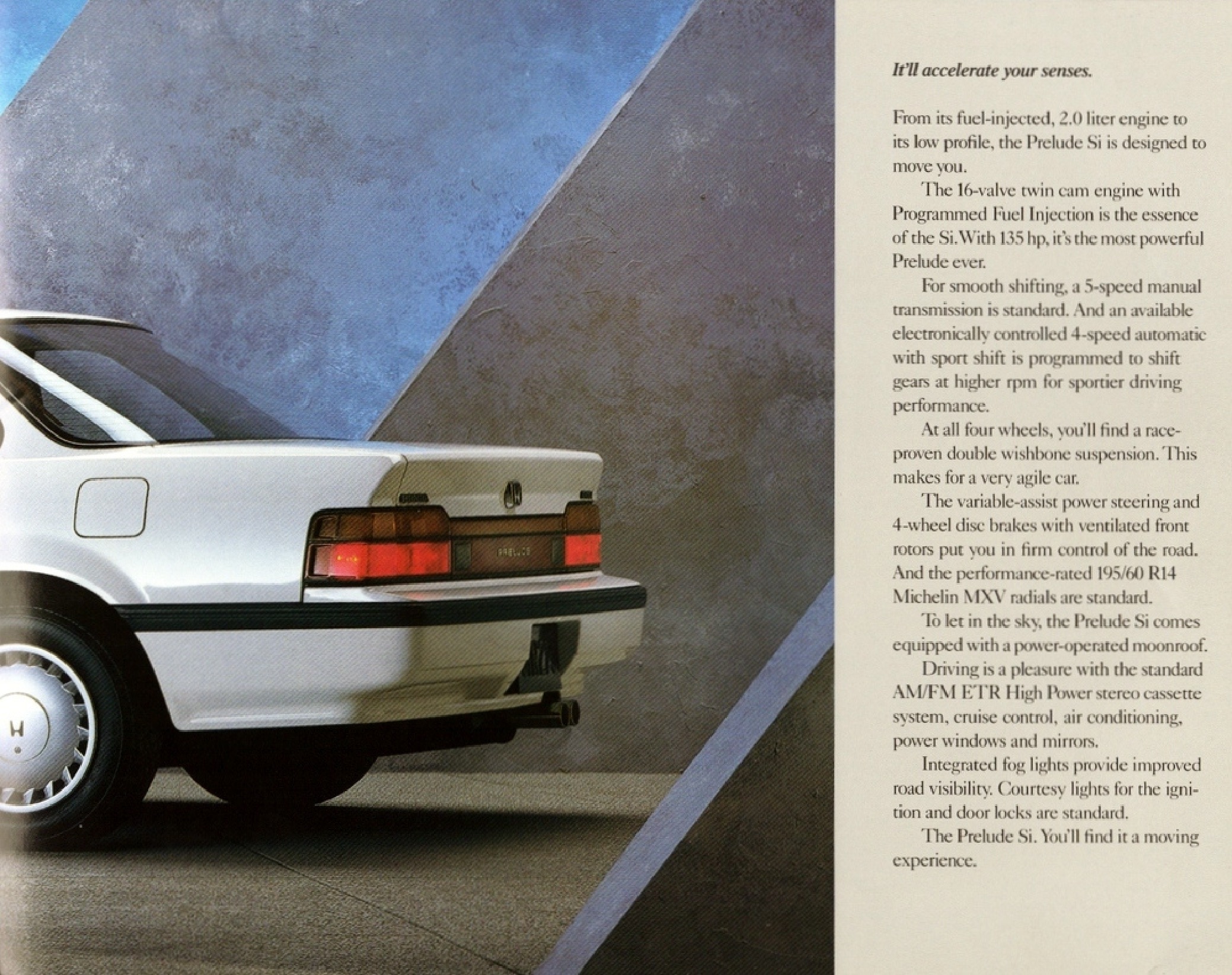 1989 Honda Prelude Brochure Page 22